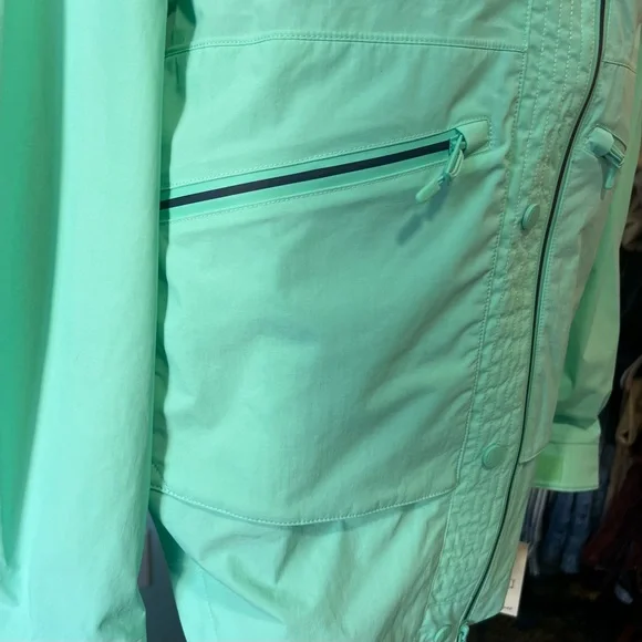 FREE PEOPLE: Singin’ In The Rain Jacket-Hot Turquoise NWT